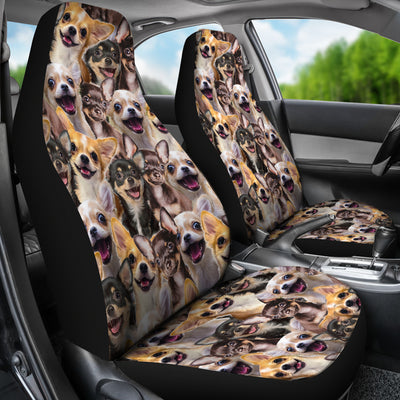 Chihuahua Full Face Car Seat Covers