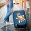 Shiba Inu Torn Paper Luggage Covers