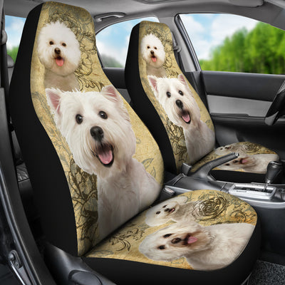 Bichon Frise - Car Seat Covers
