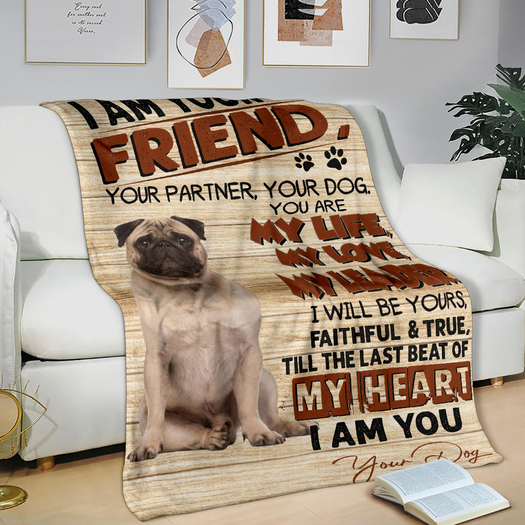 Pug 2-My Love Blanket