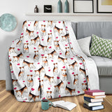 Wire Fox Terrier Heart Blanket