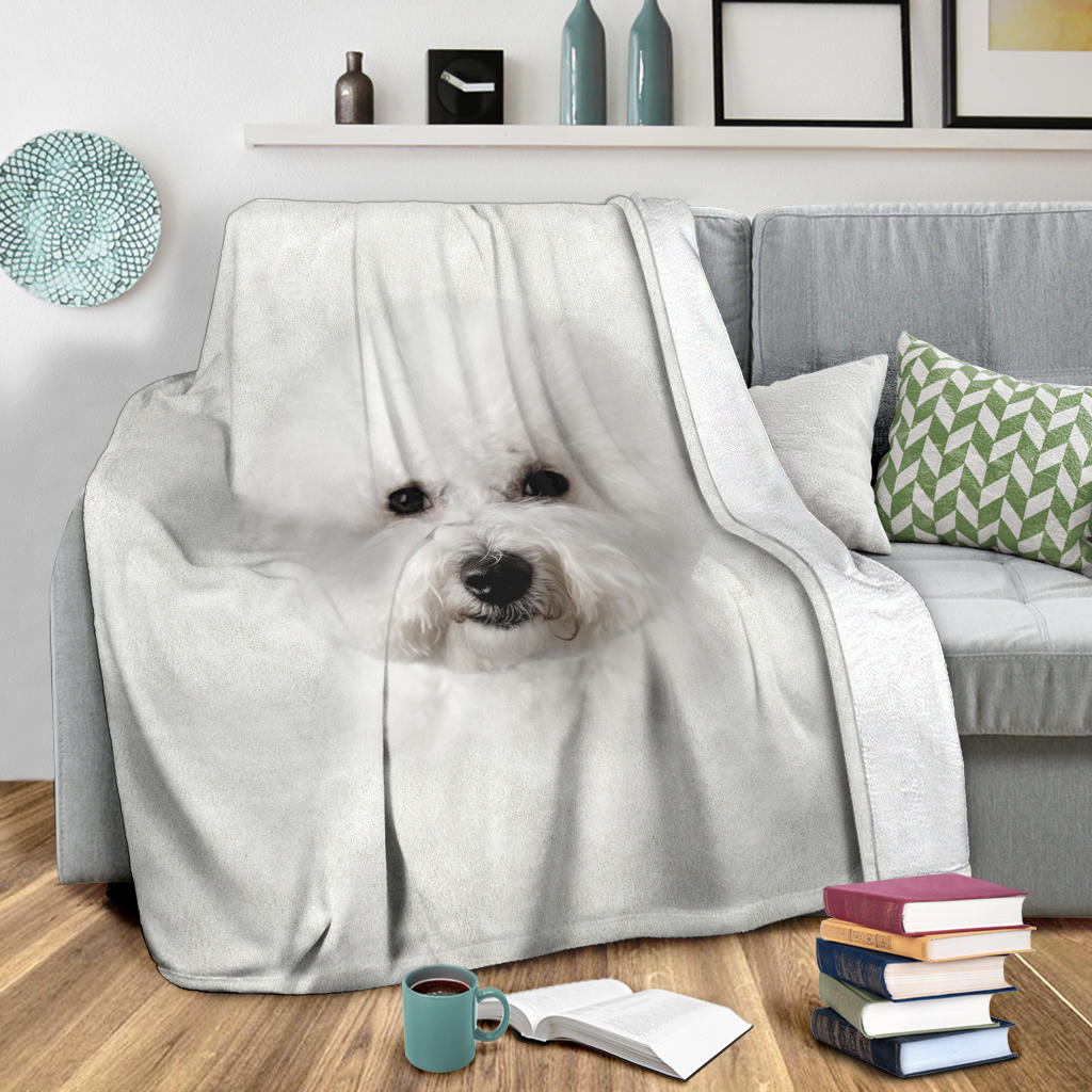 Bichon Face Hair Blanket