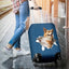 Welsh Corgi Torn Paper Luggage Covers