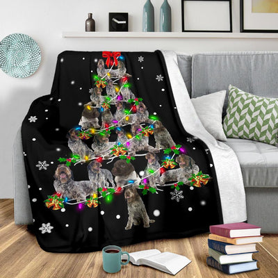 Wirehaired Pointing Griffon Christmas Tree Blanket