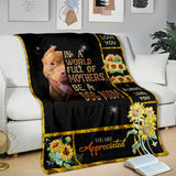Pitbull-A Dog Mom Blanket