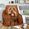 Otterhound Face Hair Blanket
