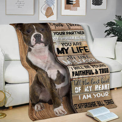 Staffordshire Bull Terrier-Your Partner Blanket