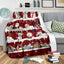 Bichon Snow Christmas Blanket
