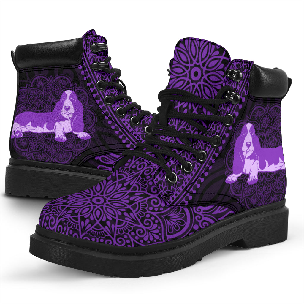 Basset Hound Mandala All-Season Boots