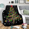 Kai Ken Christmas Tree Blanket