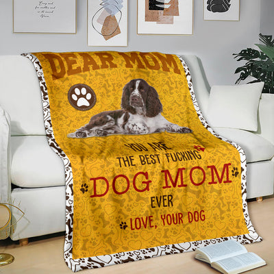 English Springer Spaniel-Dog Mom Ever Blanket