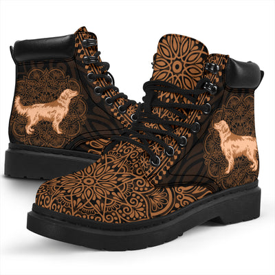 Golden Retriever Mandala All-Season Boots