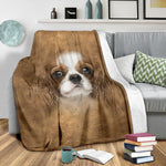 Cavalier King Charles Face Hair Blanket