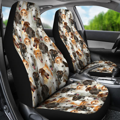 Borzoi Full Face Car Seat Covers