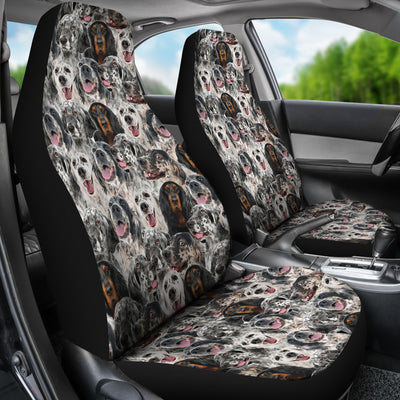 English Setter Full Face Car Seat Covers