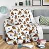 Bloodhound Paw Blanket