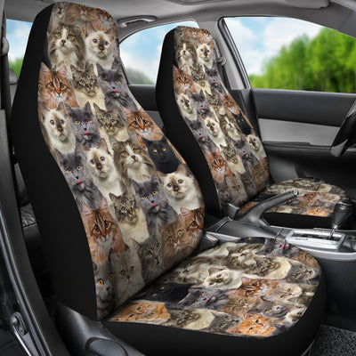 Cat Full Face Car Seat Covers
