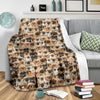 Tibetan Spaniel Full Face Blanket