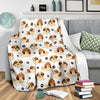 Shih Tzu Paw Blanket