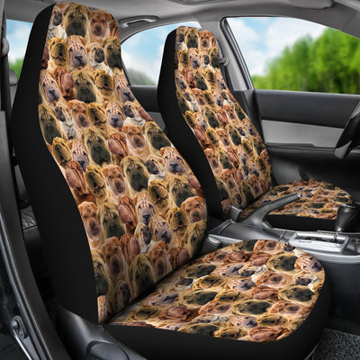 Shar Pei Full Face Car Seat Covers
