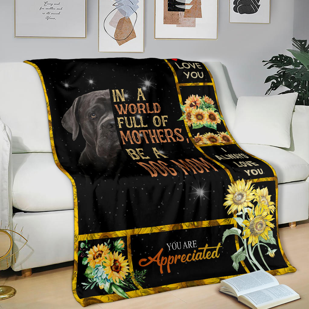 Cane Corso-A Dog Mom Blanket