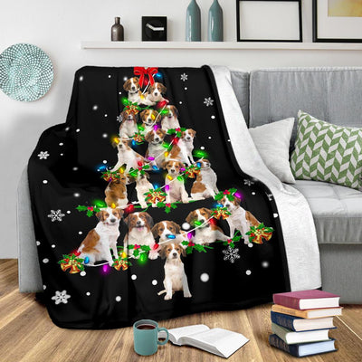 Kooikerhondje Christmas Tree Blanket