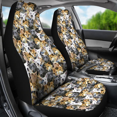 Canaan Dog Full Face Car Seat Covers