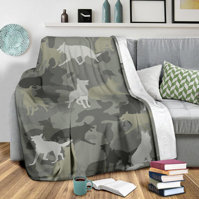 Berger Blanc Suisse Camo Blanket