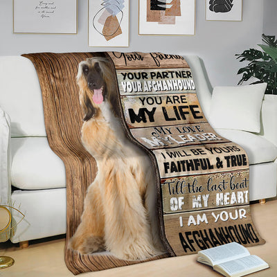 AfghanHound-Your Partner Blanket