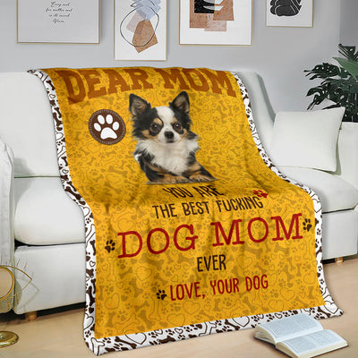 Chihuahua 2-Dog Mom Ever Blanket