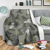 English Springer Spaniel Camo Blanket