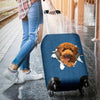 Cavoodle Torn Paper Luggage Covers