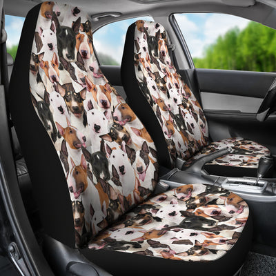 Bull Terrier Full Face Car Seat Covers