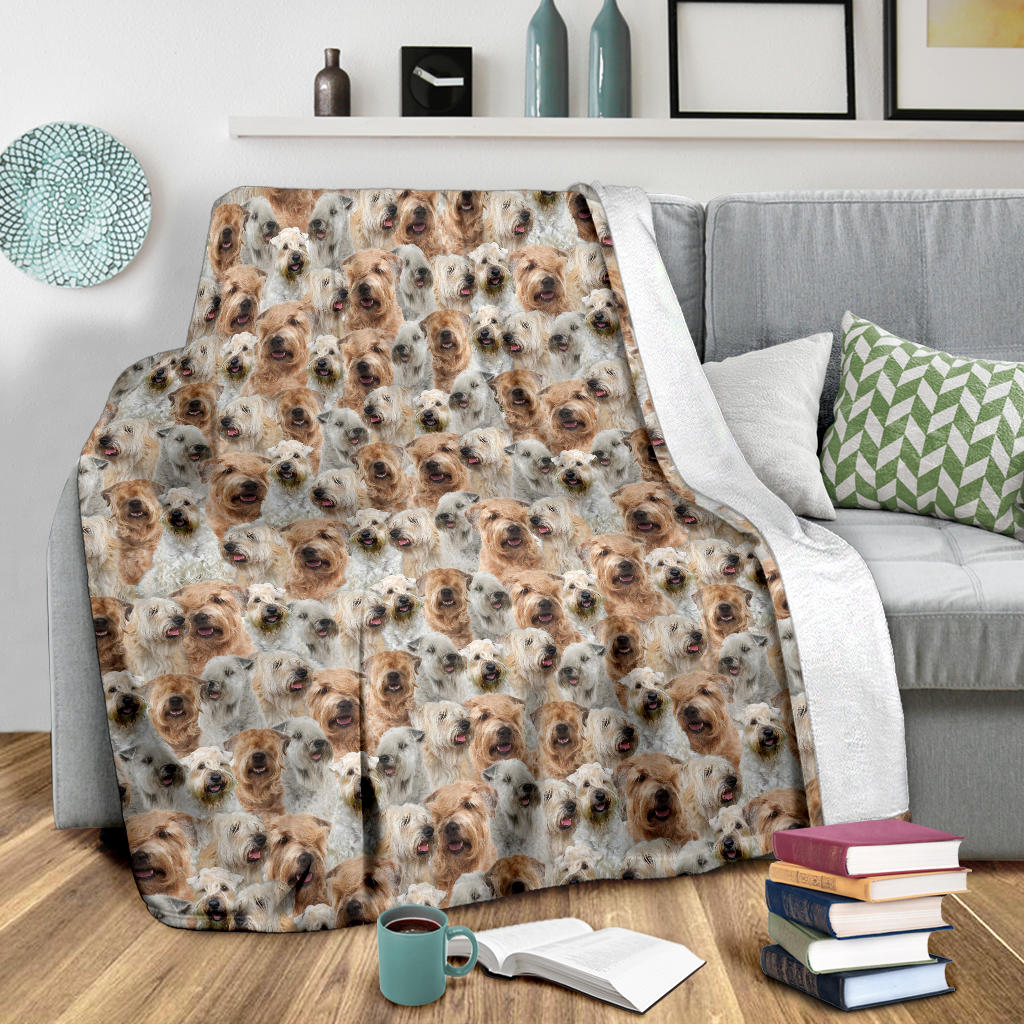 Soft-coated Wheaten Terrier Full Face Blanket