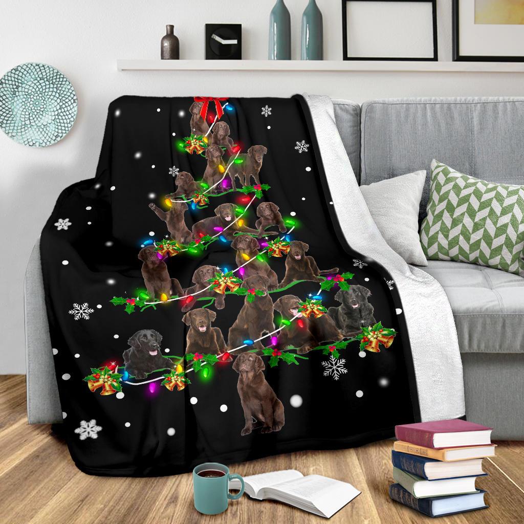 Flat-Coated Retriever Christmas Tree