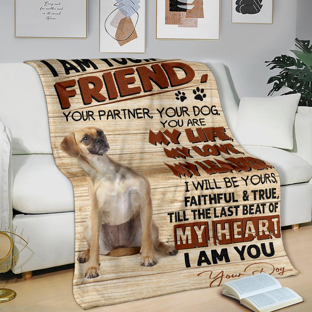 Puggle-My Love Blanket