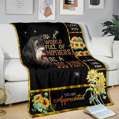 Tibetan Terrier-A Dog Mom Blanket