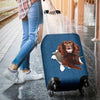 Boykin Spaniel Torn Paper Luggage Covers