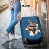 Rottweiler Torn Paper Luggage Covers