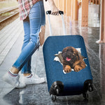 Leonberger Torn Paper Luggage Covers