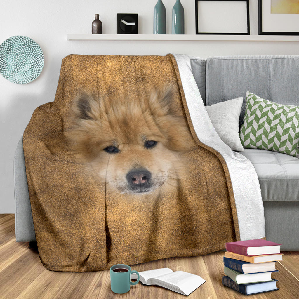 Eurasier Face Hair Blanket