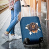 King Charles Spaniel Torn Paper Luggage Covers