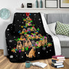 Shar Pei Christmas Tree Blanket