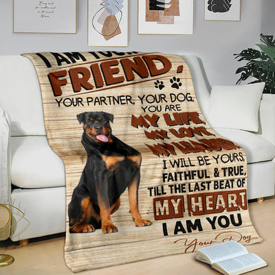 Rottweiler-My Love Blanket