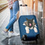 Akita Torn Paper Luggage Covers