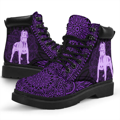 Dogo Argentino Mandala All-Season Boots
