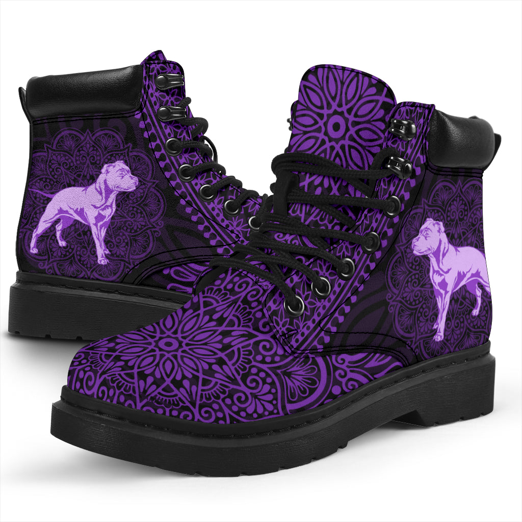 Staffordshire Bull Terrier Mandala All-Season Boots