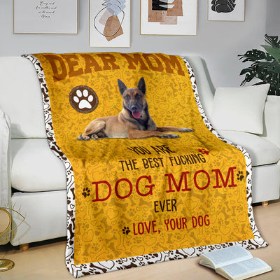 Belgian Shepherd-Dog Mom Ever Blanket