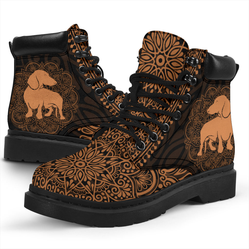 Dachshund Mandala All-Season Boots