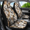Chinese Crested Dog Full Face Car Seat Covers